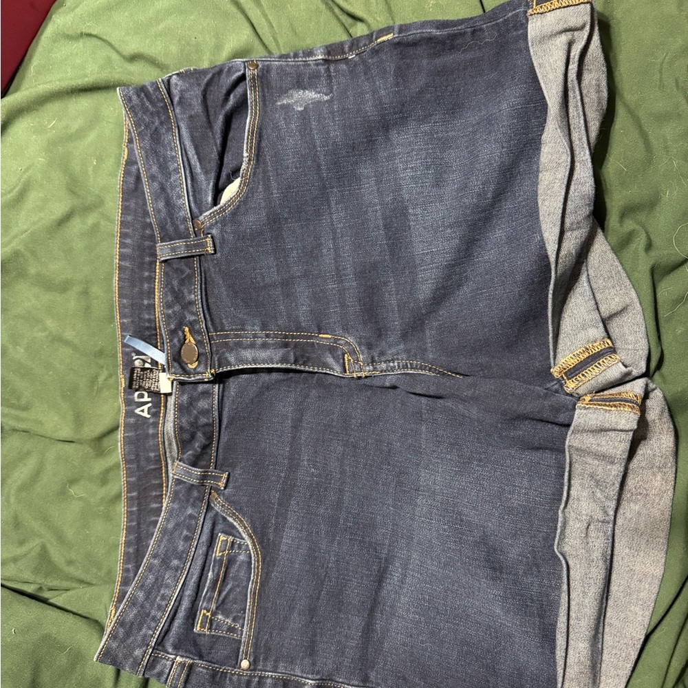 Apt. 9 Modern Dark Indigo Denim Shorts